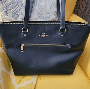 EUC Coach Gallery Tote - Blue